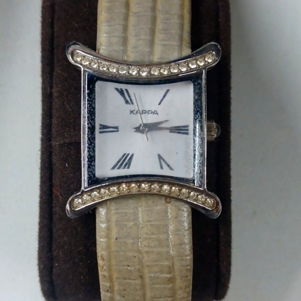 Kappa Ladies Wristwatch Leather Band Steel Csse